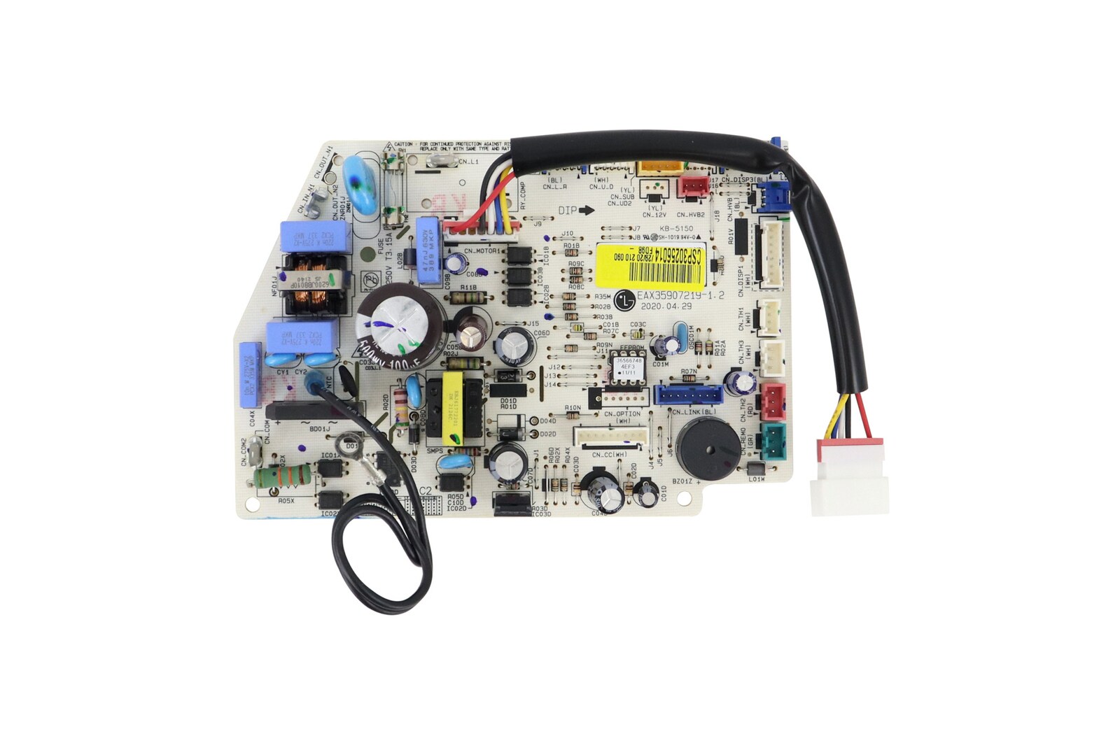 Vista frontal de Placa Principal Ar Condicionado LG CSP30256014 CSP30256014